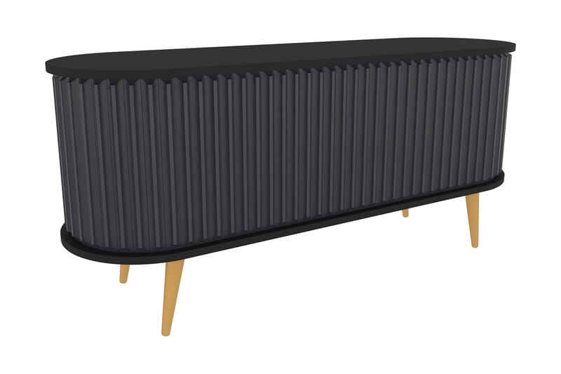 TV-taso Zakkum 140x64 cm - Musta - Huonekalut - TV- & Mediakalusteet - Tv taso & Mediataso