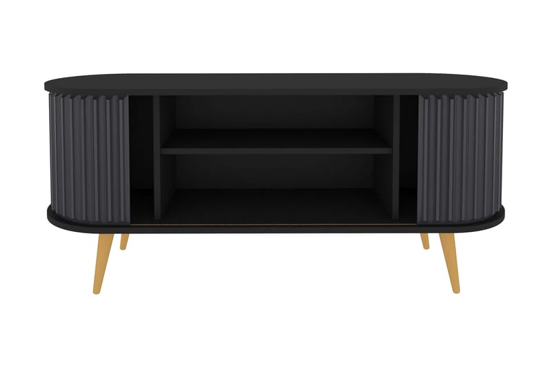 TV-taso Zakkum 140x64 cm - Musta - Huonekalut - TV- & Mediakalusteet - Tv taso & Mediataso