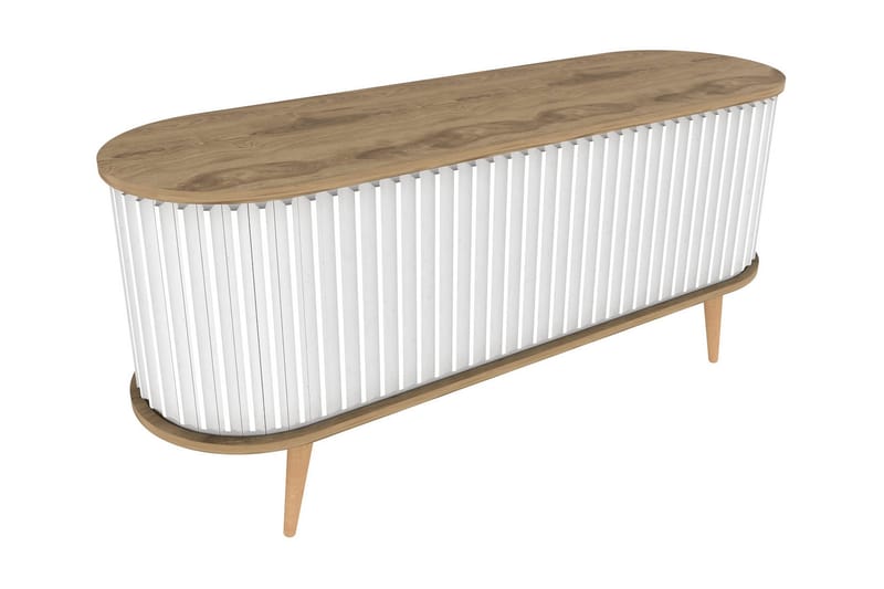 TV-taso Zakkum 140x64 cm - Ruskea - Huonekalut - TV- & Mediakalusteet - Tv taso & Mediataso