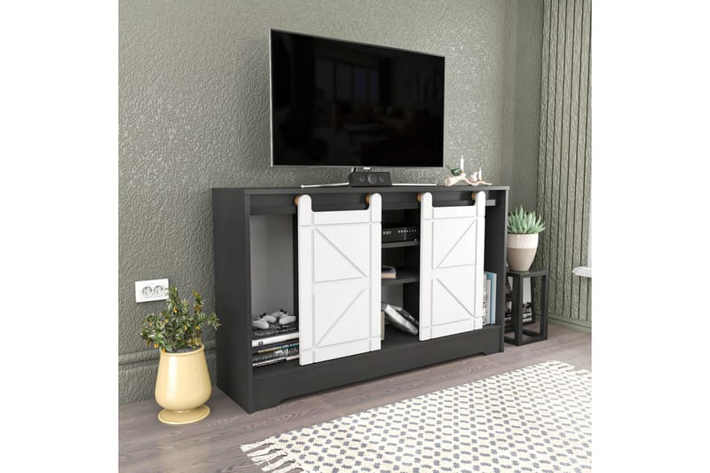 TV-taso Zakkum 140x85 cm - Harmaa - Huonekalut - TV- & Mediakalusteet - Tv taso & Mediataso