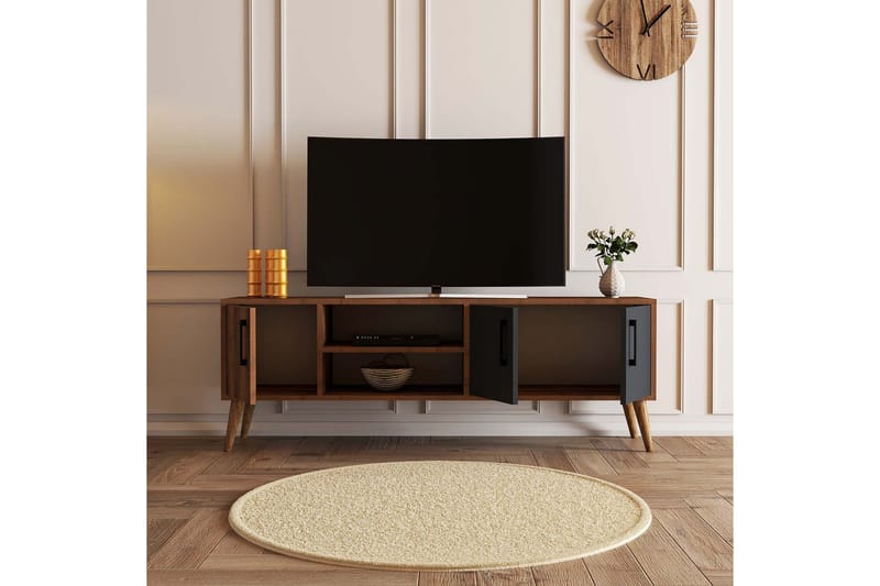 TV-taso Zakkum 150x52 cm - Ruskea - Huonekalut - TV- & Mediakalusteet - Tv taso & Mediataso