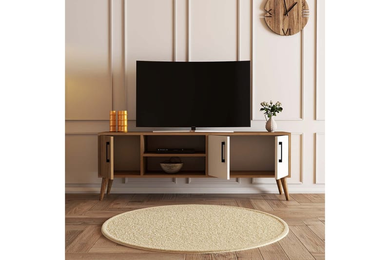 TV-taso Zakkum 150x52 cm - Ruskea - Huonekalut - TV- & Mediakalusteet - Tv taso & Mediataso