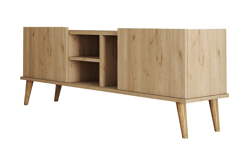TV-taso Zakkum 150x52 cm - Ruskea - Huonekalut - TV- & Mediakalusteet - Tv taso & Mediataso