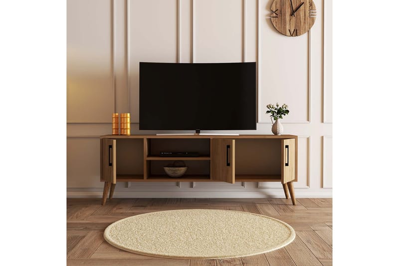 TV-taso Zakkum 150x52 cm - Ruskea - Huonekalut - TV- & Mediakalusteet - Tv taso & Mediataso