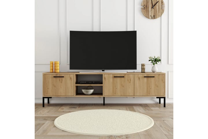 TV-taso Zakkum 150x52 cm - Ruskea - Tv taso & Mediataso