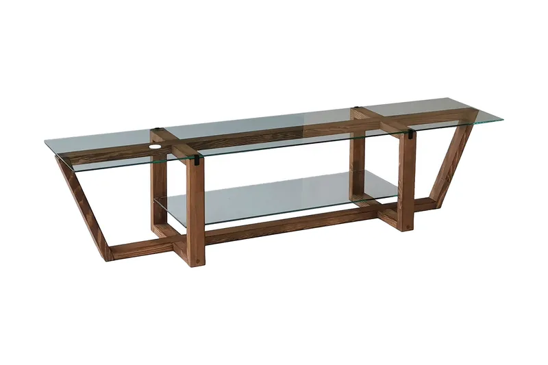 TV-taso Zakkum 158x35 cm, Ruskea