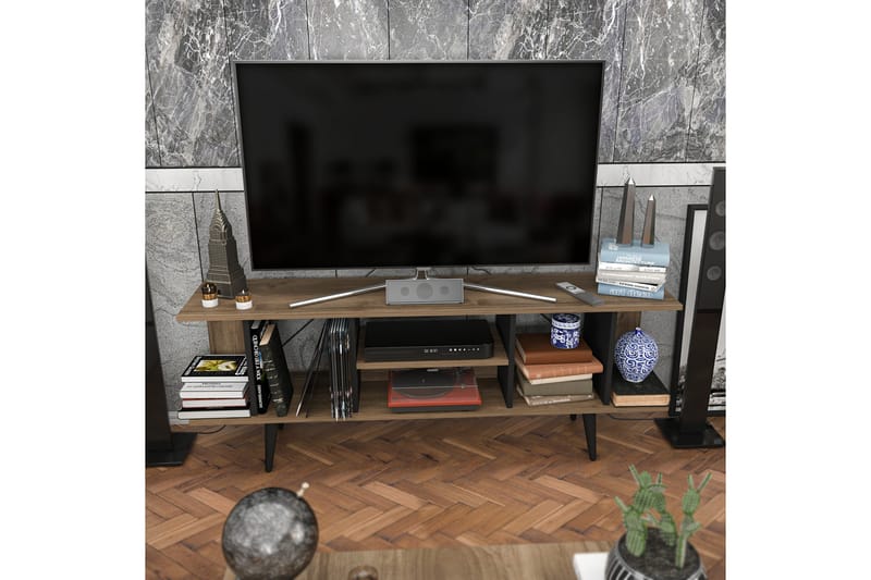 TV-taso Zakkum 160x38,6 cm - Ruskea - Huonekalut - TV- & Mediakalusteet - Tv taso & Mediataso