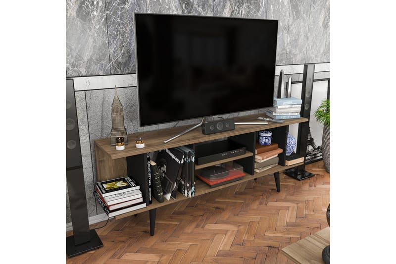 TV-taso Zakkum 160x38,6 cm - Ruskea - Huonekalut - TV- & Mediakalusteet - Tv taso & Mediataso