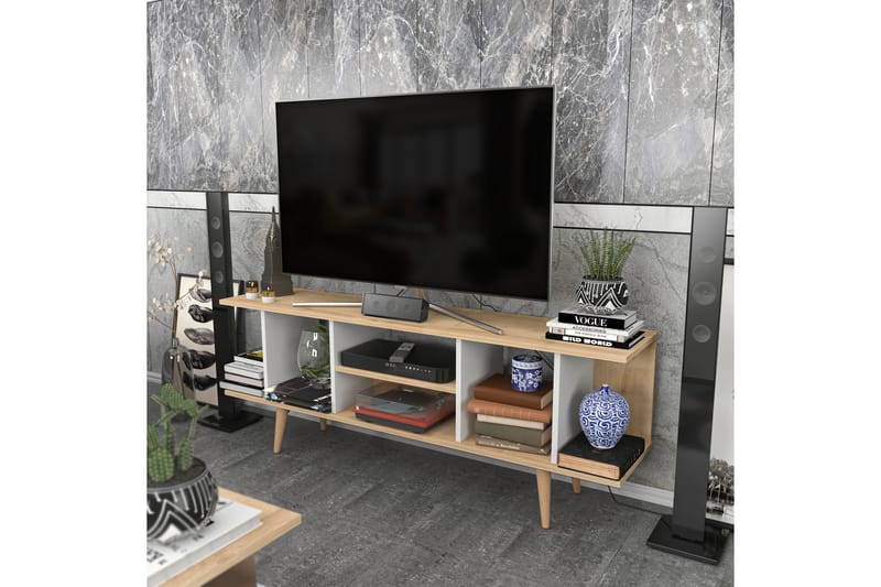 TV-taso Zakkum 160x38,6 cm - Sininen - Huonekalut - TV- & Mediakalusteet - Tv taso & Mediataso