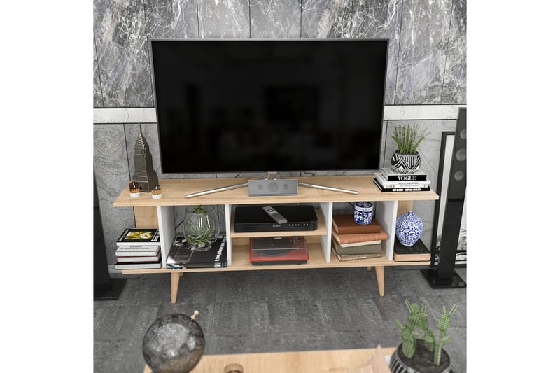 TV-taso Zakkum 160x38,6 cm - Sininen - Huonekalut - TV- & Mediakalusteet - Tv taso & Mediataso