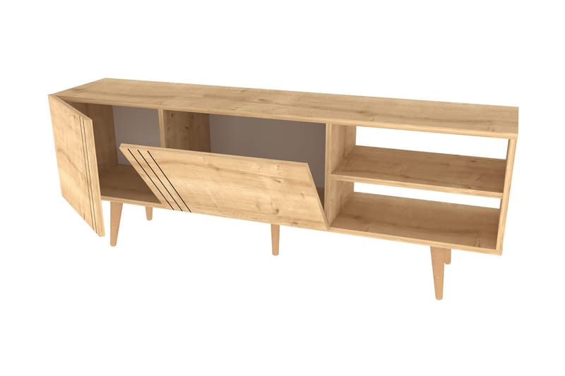TV-taso Zakkum 160x38,6 cm - Sininen - Huonekalut - TV- & Mediakalusteet - Tv taso & Mediataso
