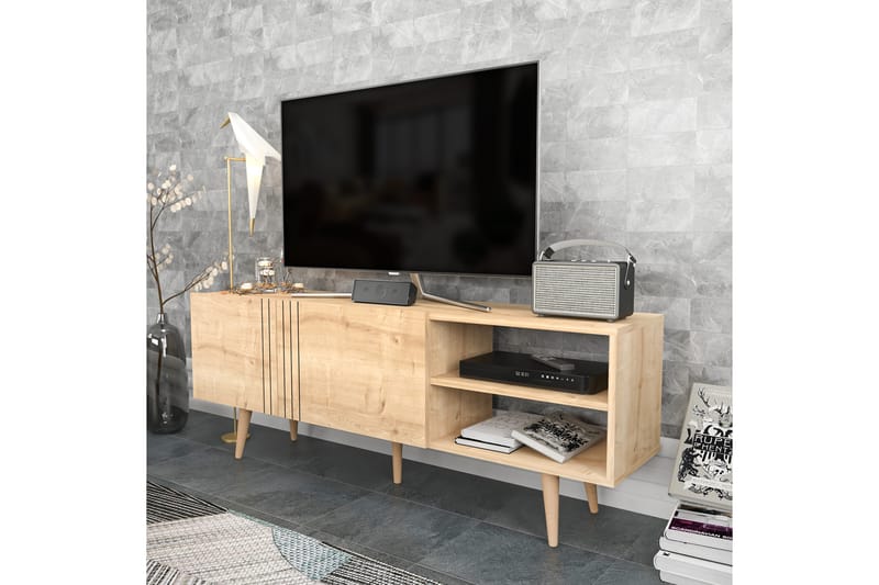 TV-taso Zakkum 160x38,6 cm - Sininen - Huonekalut - TV- & Mediakalusteet - Tv taso & Mediataso