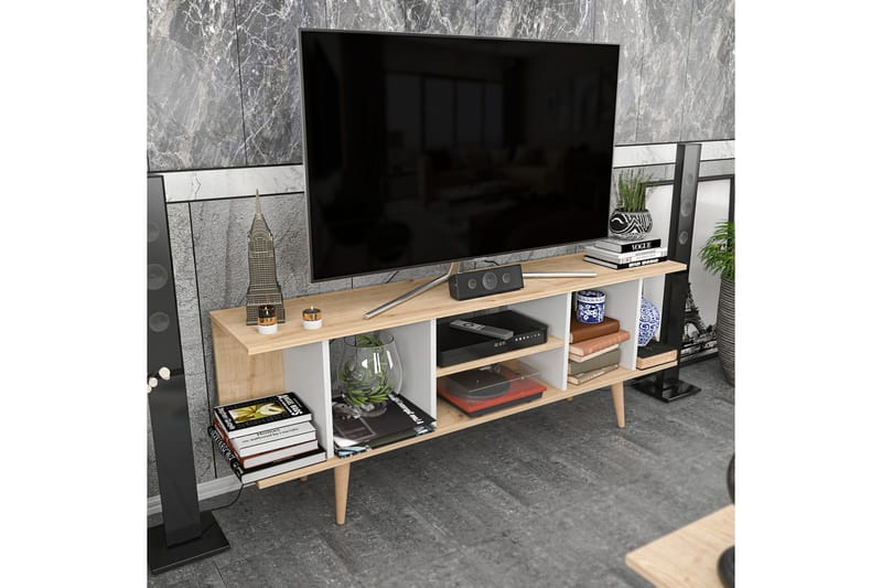 TV-taso Zakkum 160x38,6 cm - Sininen - Huonekalut - TV- & Mediakalusteet - Tv taso & Mediataso