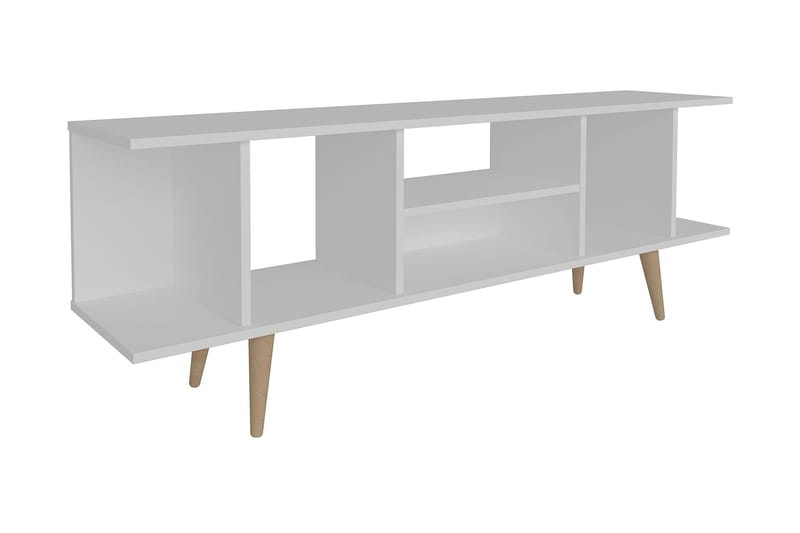 TV-taso Zakkum 160x38,6 cm - Valkoinen - Huonekalut - TV- & Mediakalusteet - Tv taso & Mediataso
