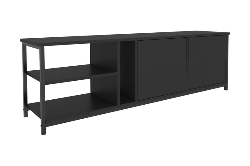 TV-taso Zakkum 160x50,8 cm - Musta - Huonekalut - TV- & Mediakalusteet - Tv taso & Mediataso