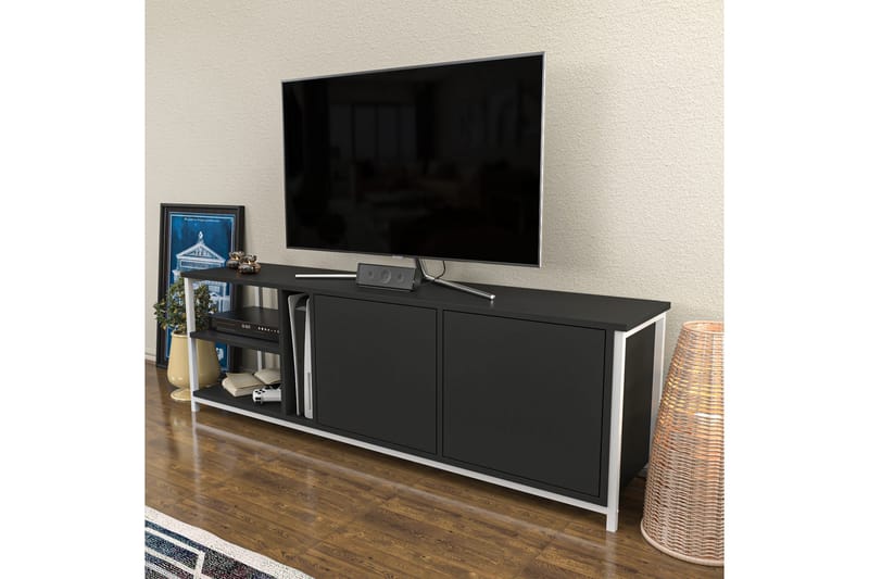 TV-taso Zakkum 160x50,8 cm - Valkoinen - Huonekalut - TV- & Mediakalusteet - Tv taso & Mediataso