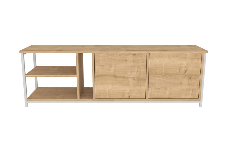 TV-taso Zakkum 160x50,8 cm - Valkoinen - Huonekalut - TV- & Mediakalusteet - Tv taso & Mediataso