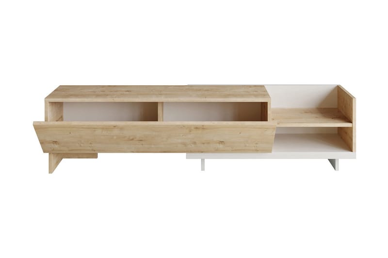 TV-taso Zakkum 165x41 cm - Valkoinen - Huonekalut - TV- & Mediakalusteet - Tv taso & Mediataso