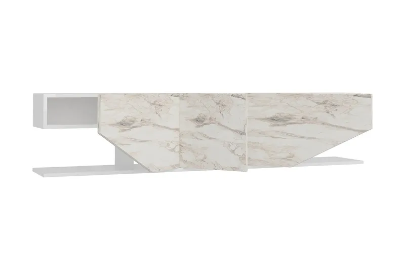 TV-taso Zakkum 180x45 cm, Valkoinen