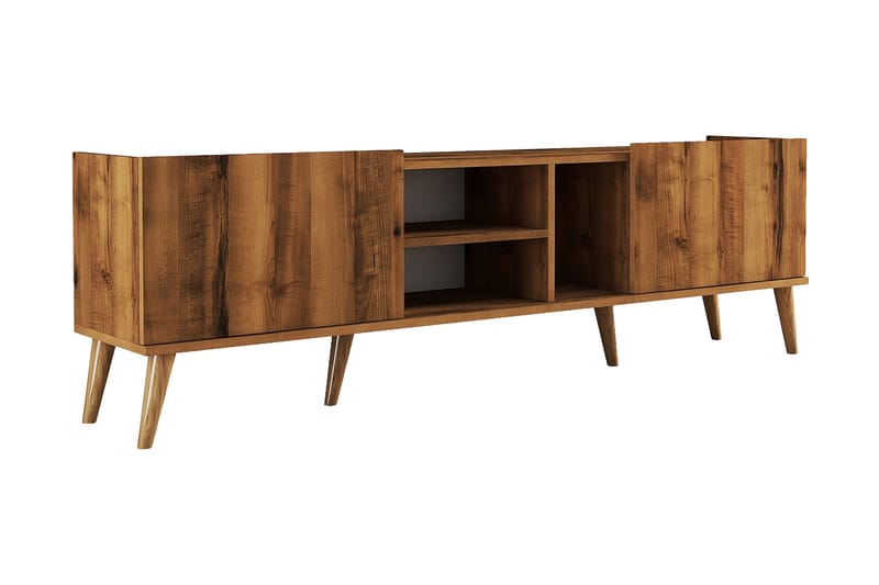 TV-taso Zakkum 180x52 cm - Ruskea - Huonekalut - TV- & Mediakalusteet - Tv taso & Mediataso