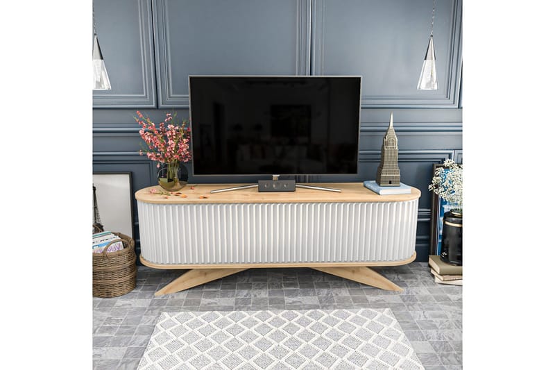 TV-taso Zakkum 180x60 cm - Sininen - Huonekalut - TV- & Mediakalusteet - Tv taso & Mediataso