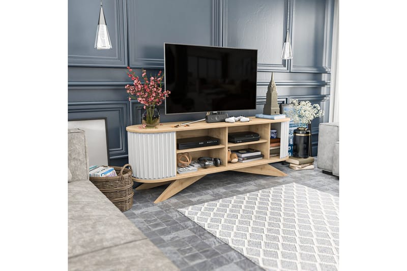 TV-taso Zakkum 180x60 cm - Sininen - Huonekalut - TV- & Mediakalusteet - Tv taso & Mediataso