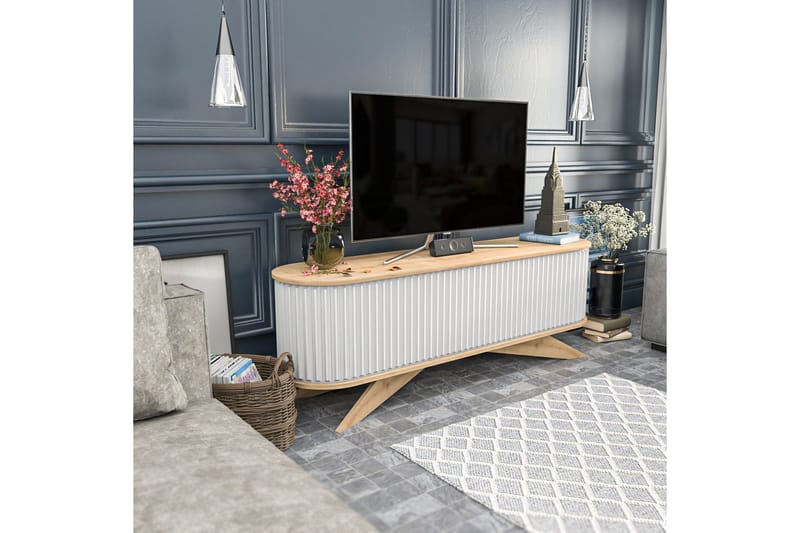 TV-taso Zakkum 180x60 cm - Sininen - Huonekalut - TV- & Mediakalusteet - Tv taso & Mediataso