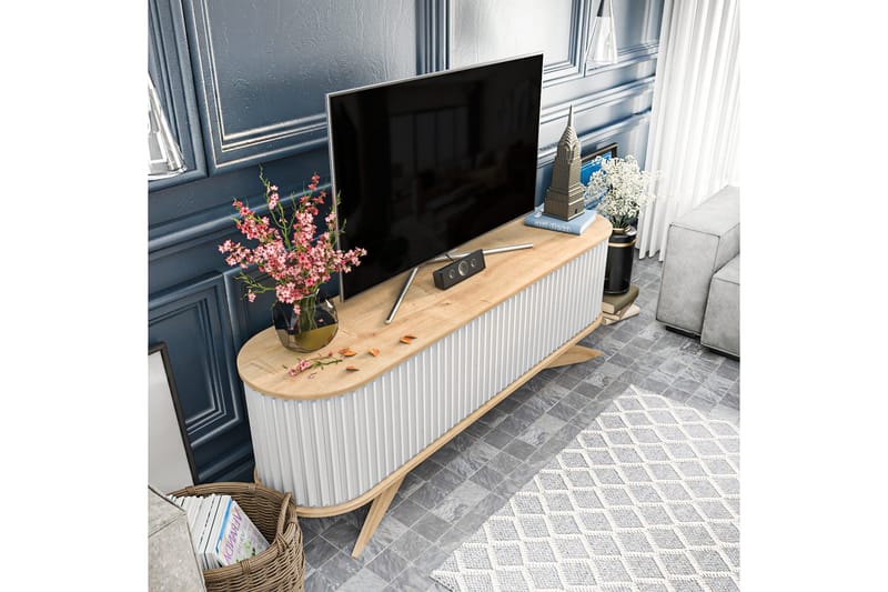 TV-taso Zakkum 180x60 cm - Sininen - Huonekalut - TV- & Mediakalusteet - Tv taso & Mediataso