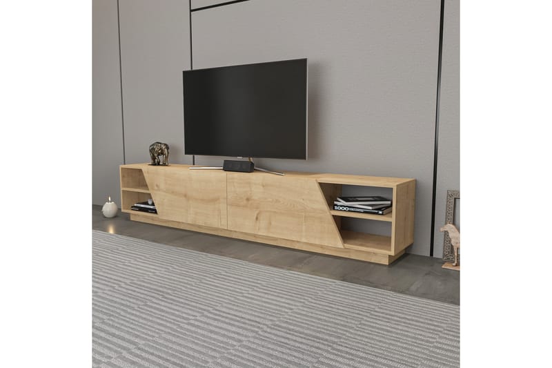 TV-taso Zakkum 240x47,4 cm - Ruskea - Huonekalut - TV- & Mediakalusteet - Tv taso & Mediataso