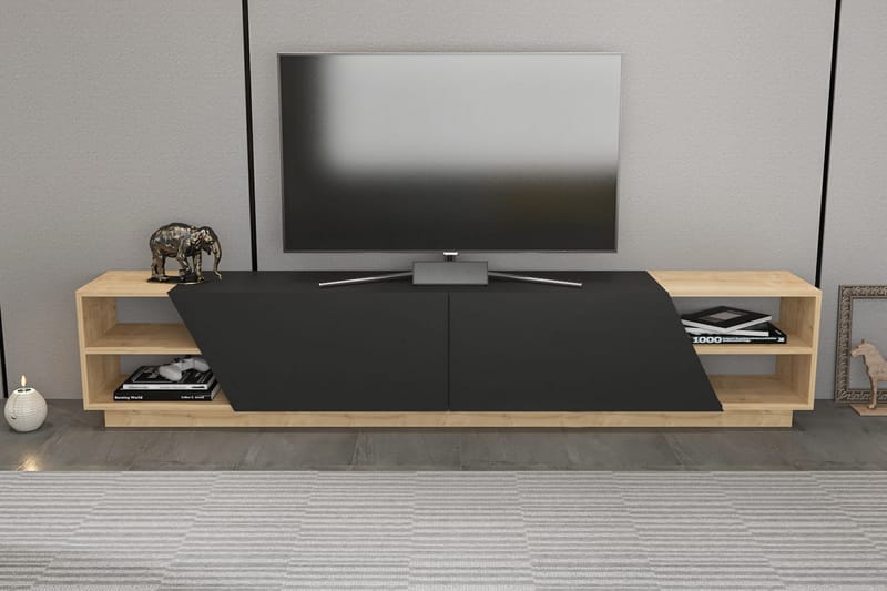 TV-taso Zakkum 240x47,4 cm - Ruskea - Huonekalut - TV- & Mediakalusteet - Tv taso & Mediataso