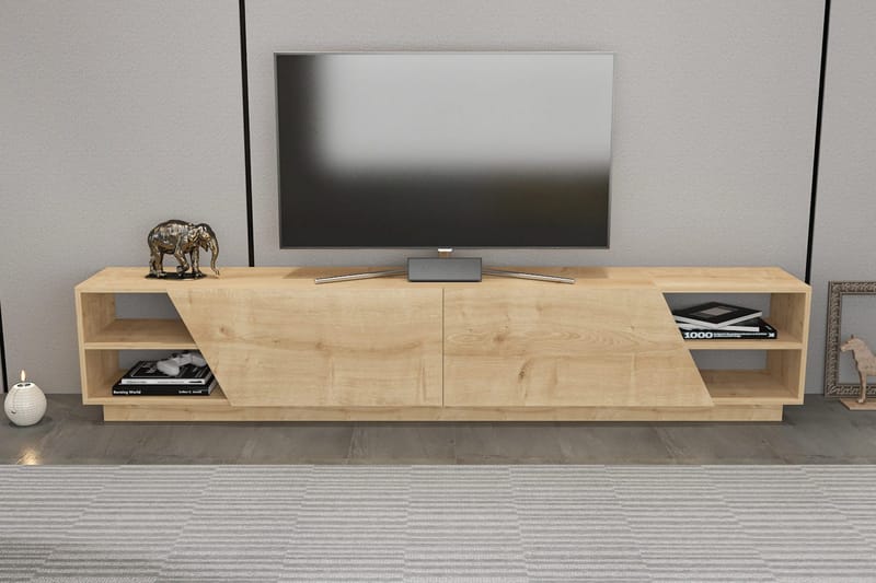 TV-taso Zakkum 240x47,4 cm - Ruskea - Huonekalut - TV- & Mediakalusteet - Tv taso & Mediataso