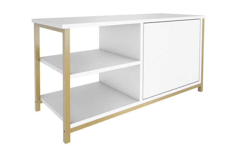 TV-taso Zakkum 89,6x50,8 cm - Kulta - Huonekalut - TV- & Mediakalusteet - Tv taso & Mediataso