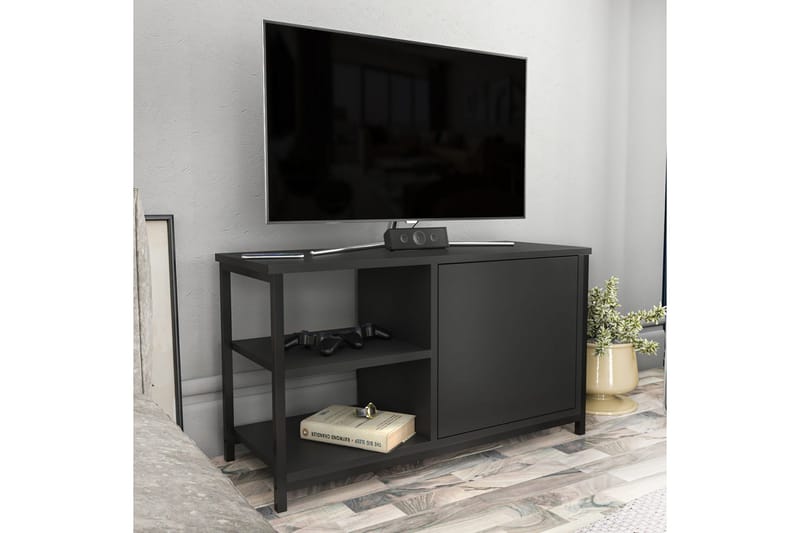 TV-taso Zakkum 89,6x50,8 cm - Musta - Huonekalut - TV- & Mediakalusteet - Tv taso & Mediataso