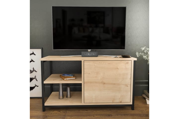 TV-taso Zakkum 89,6x50,8 cm - Musta - Tv taso & Mediataso
