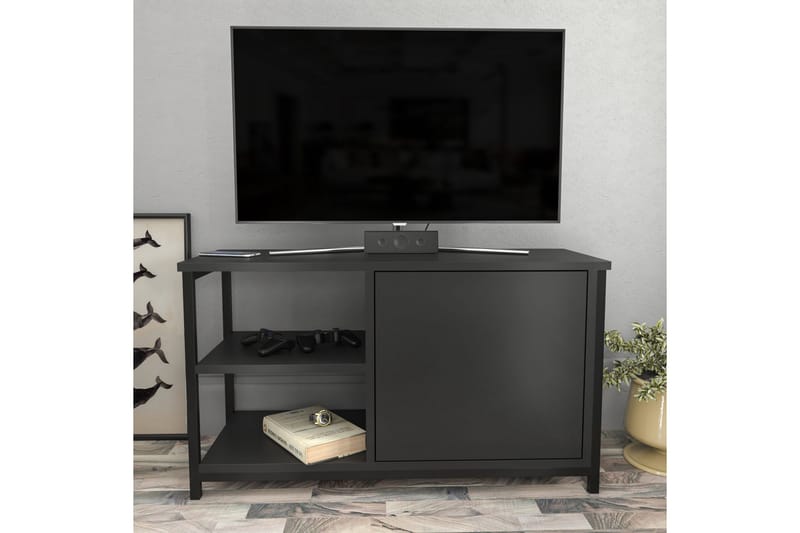 TV-taso Zakkum 89,6x50,8 cm - Musta - Huonekalut - TV- & Mediakalusteet - Tv taso & Mediataso