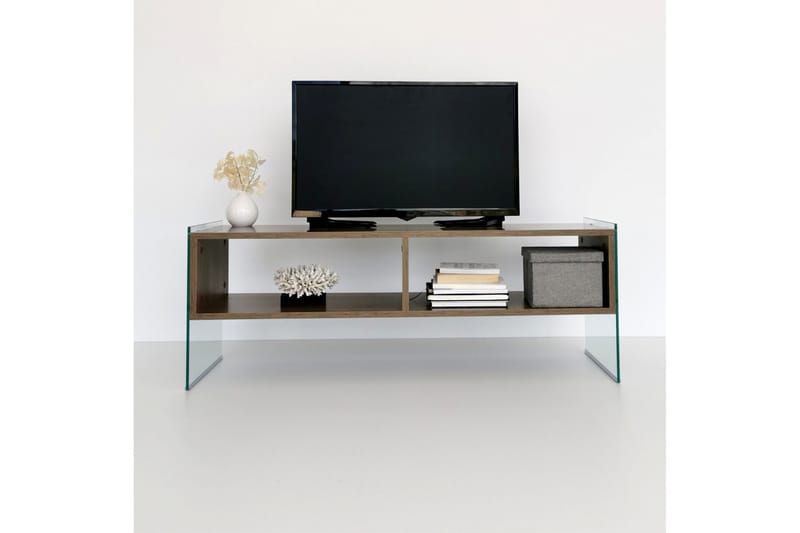 TV-taso Zazana 122 cm - Ruskea - Huonekalut - TV- & Mediakalusteet - Tv taso & Mediataso