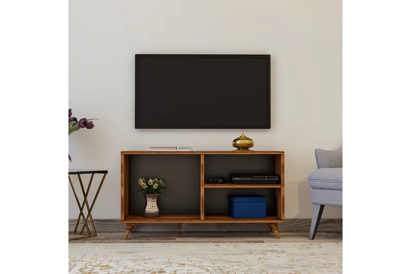 TV-taso Pitchford 100 cm - Pähkinä - Huonekalut - TV- & Mediakalusteet - Tv taso & Mediataso