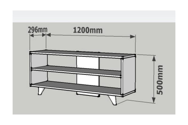 TV-taso Petefish 120 cm - Tammi - Huonekalut - TV- & Mediakalusteet - Tv taso & Mediataso