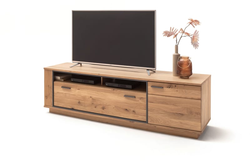 TV-taso Princevalle 210 cm - Tammi/Antrasiitti - Huonekalut - TV- & Mediakalusteet - Tv taso & Mediataso