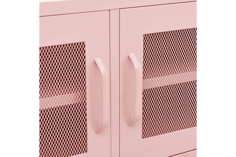 TV-taso pinkki 105x35x50 cm teräs - Huonekalut - TV- & Mediakalusteet - Tv taso & Mediataso