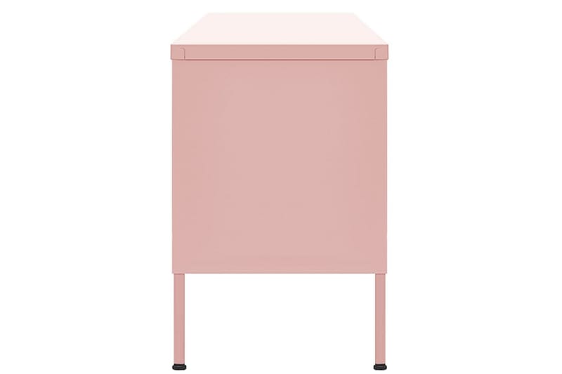 TV-taso pinkki 105x35x50 cm teräs - Huonekalut - TV- & Mediakalusteet - Tv taso & Mediataso