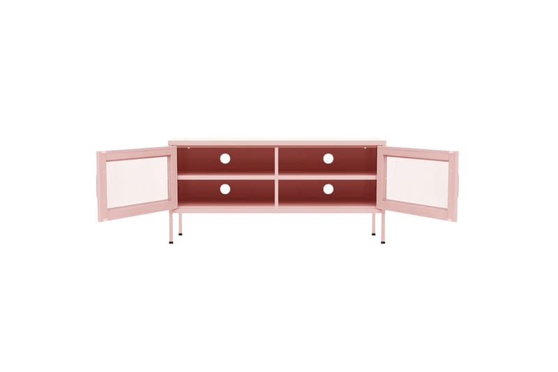 TV-taso pinkki 105x35x50 cm teräs - Huonekalut - TV- & Mediakalusteet - Tv taso & Mediataso