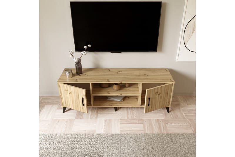 TV-taso Perdida 150 cm - Luonnonväri - Huonekalut - TV- & Mediakalusteet - Tv taso & Mediataso