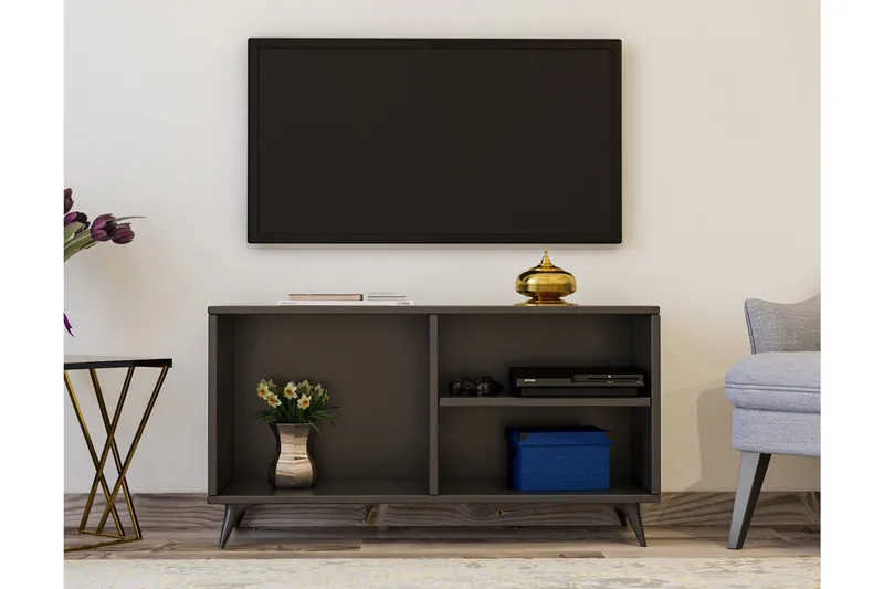 TV-taso Pitchford 100 cm - Antrasiitti - Huonekalut - TV- & Mediakalusteet - Tv taso & Mediataso