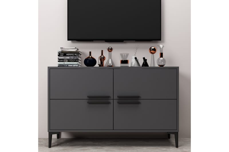 Tv-taso Patro 120 cm - Antrasiitti - Huonekalut - TV- & Mediakalusteet - Tv taso & Mediataso