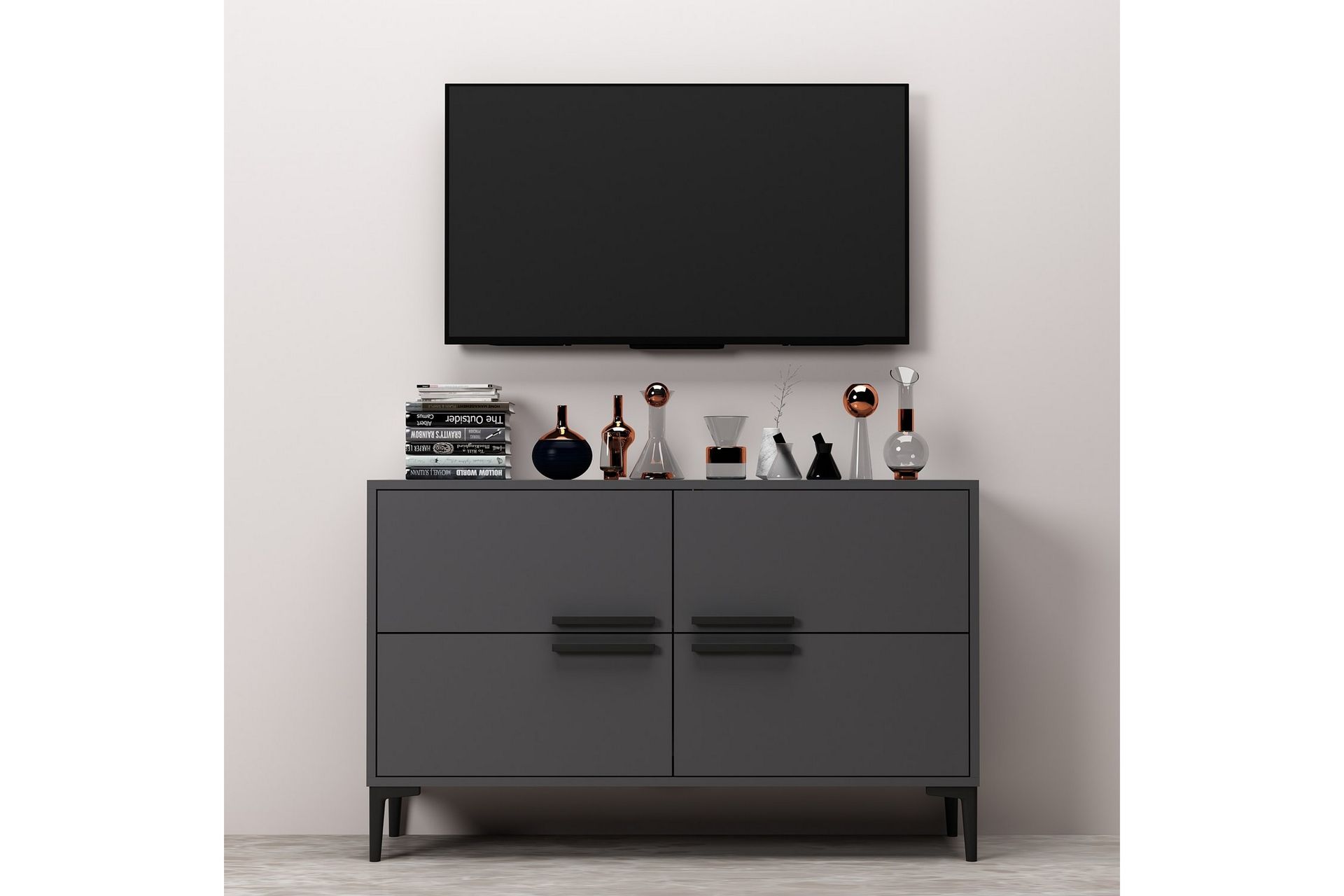 Tv-taso Patro 120 cm - Antrasiitti - Huonekalut - TV- & Mediakalusteet - Tv taso & Mediataso