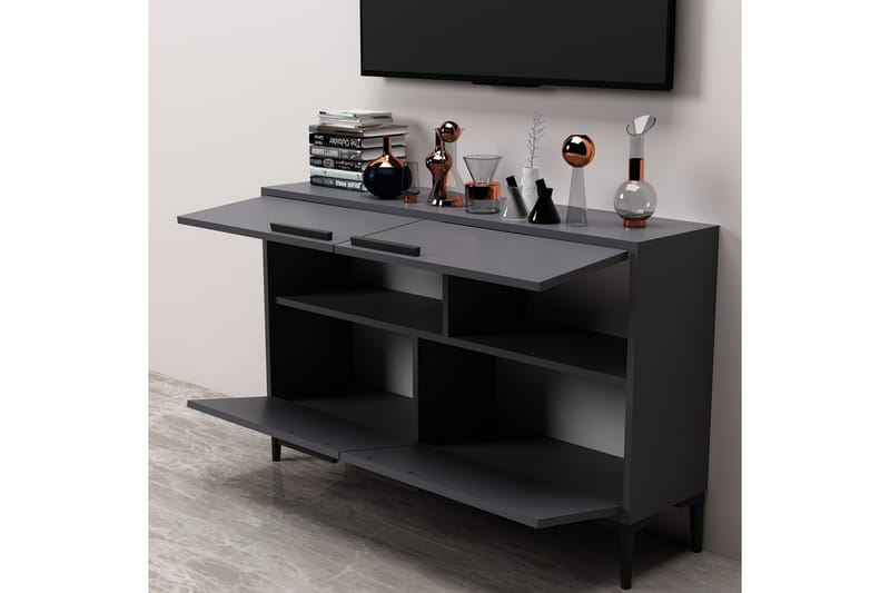 Tv-taso Patro 120 cm - Antrasiitti - Huonekalut - TV- & Mediakalusteet - Tv taso & Mediataso