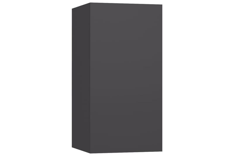 TV-tasot 2 kpl harmaa 30,5x30x60 cm lastulevy - Huonekalut - TV- & Mediakalusteet - Tv taso & Mediataso