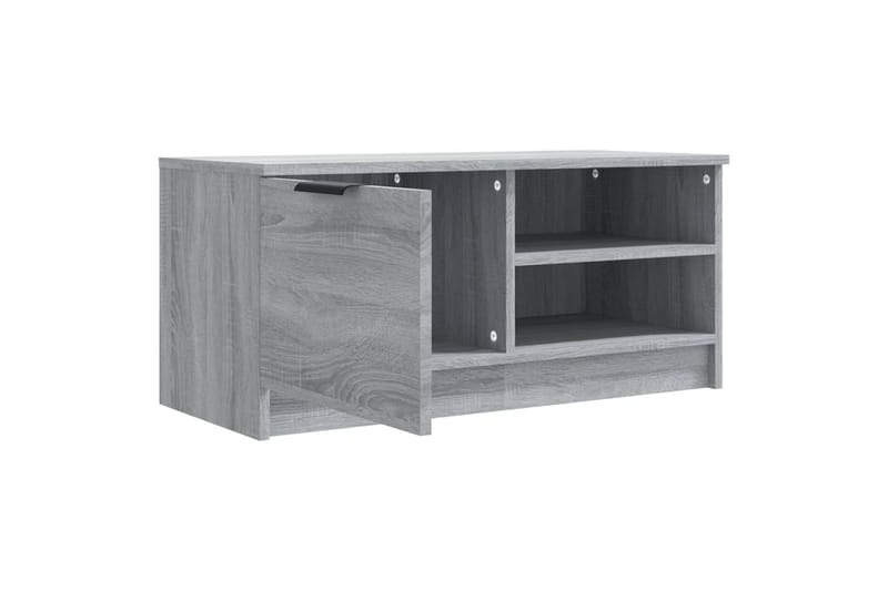 TV-tasot 2 kpl harmaa Sonoma 80x35x36,5 cm lastulevy - Harmaa - Huonekalut - TV- & Mediakalusteet - Tv taso & Mediataso