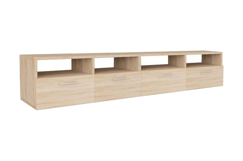 TV-tasot 2 kpl lastulevy 95x35x36 cm tammi - Ruskea - Huonekalut - TV- & Mediakalusteet - Tv taso & Mediataso